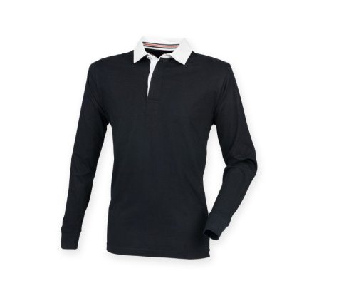 Mens Premium Superfit Rugby FR104 – Front Row in Black