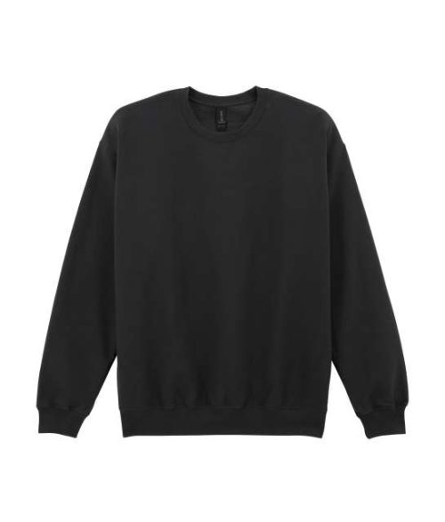 Softstyle™ Midweight Fleece Adult Crewneck – Gildan in Black