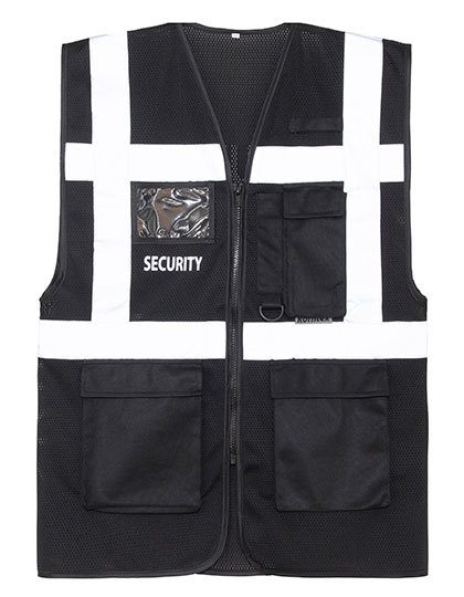 Mesh Multifunctional Vest Security – Korntex in Black
