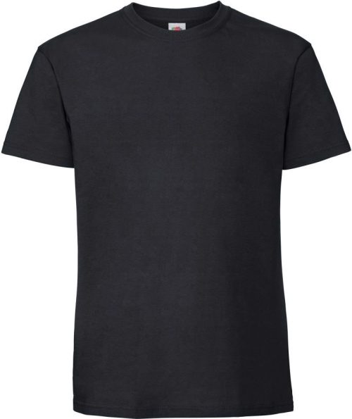 Schweres Herren T-Shirt Iconic 195 T – Fruit of the Loom in Black