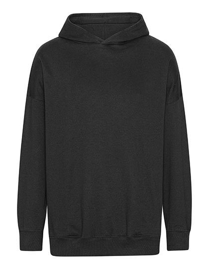 Tiger Cotton Oversized Hoodie with Side Pockets – Tiger Cotton by Neutral in Black