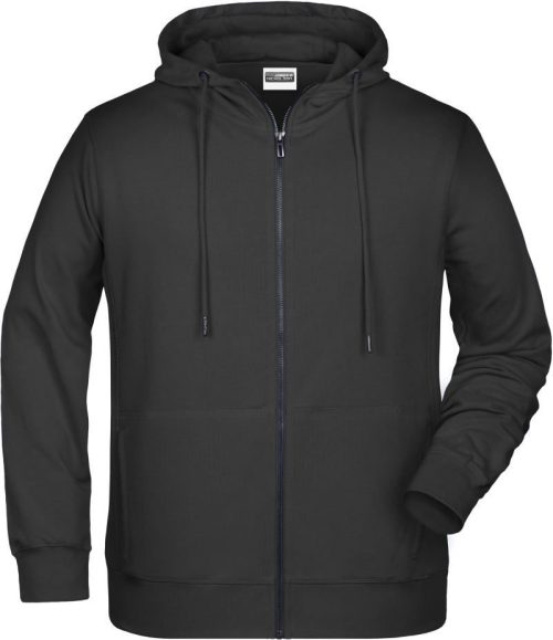 Herren Kapuzen Sweatjacke 8026 – Daiber in Black