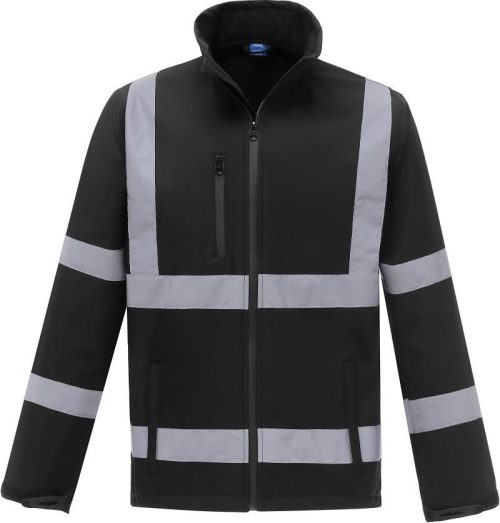Hi-Vis Softshell Jacke HVK 09 – Yoko in Black