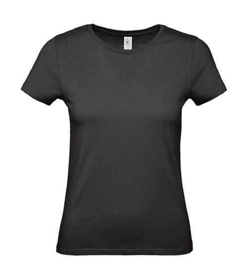 Damen-T-Shirt #E150 TW02T – B&C in Black