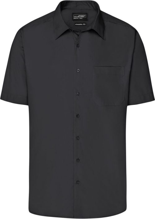 Popeline Business Hemd kurzarm JN 644 – Daiber in Black