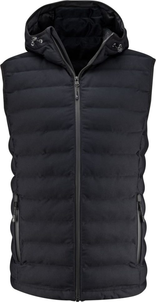 Herren Bodywarmer "Woodlake Heights" Woodlake Vest Men – James Harvest in Black