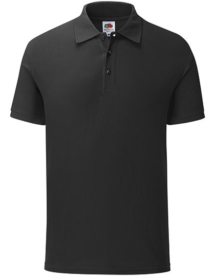 65/35 Piqué Polo – Fruit of the Loom in Black