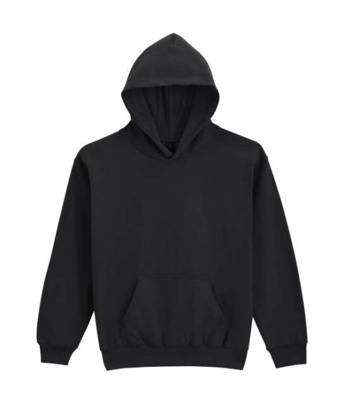 Softstyle™ Midweight Fleece Youth Hoodie – Gildan in Black