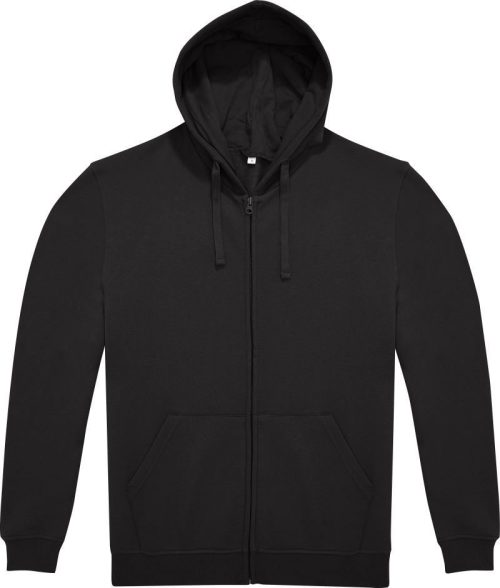 Unisex Kapuzen Sweatjacke ID.224 Zip Hood – B&C in Black