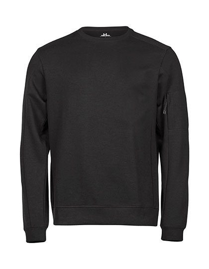 Athletic Crew Neck Sweat – Tee Jays in Black