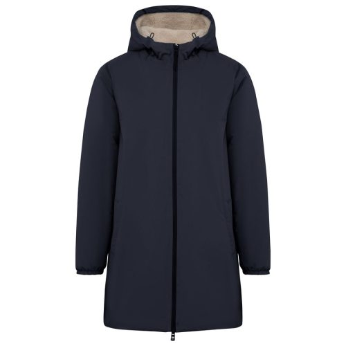 Unisex Sherpa-Lined Waterproof Jacket – Native Spirit in Black