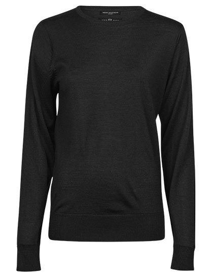 Women´s Crew Neck Sweater – Tee Jays in Black