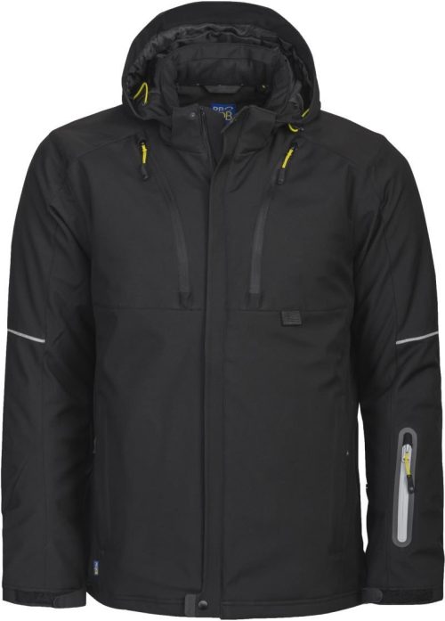 Gefütterte Workwear Softshell Jacke 3407 Padded Jacket – ProJob in Black