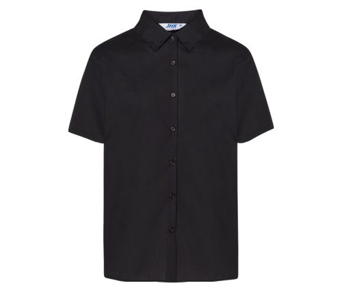 Lady Casual & Business Ss Shirt Poplin SHLPOPSS – JHK in Black