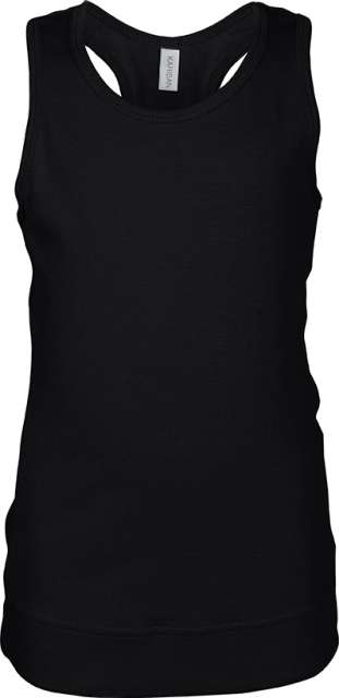 Girls' Vest – Kariban in Black