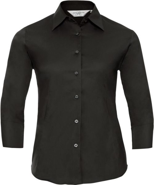 Stretch Bluse 3/4 Arm 946F – Russell Athletic in Black