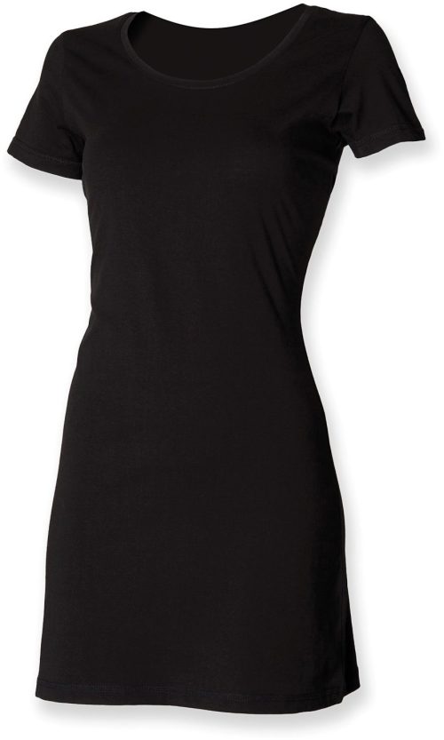 Women´s T-Shirt Dress – SF Clothing in Black