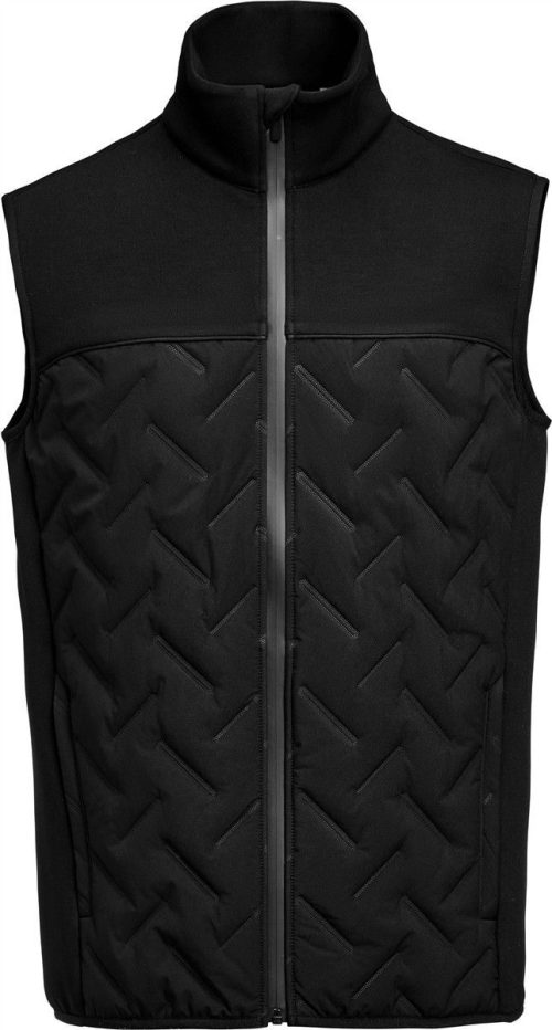 Herren Hybrid Bodywarmer Montana Hybrid Motion Vest – James Harvest in Black