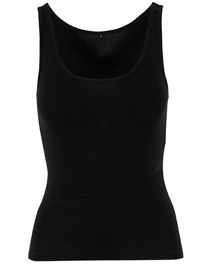 Ladies Basic Tank Top – New Morning Studios in Black