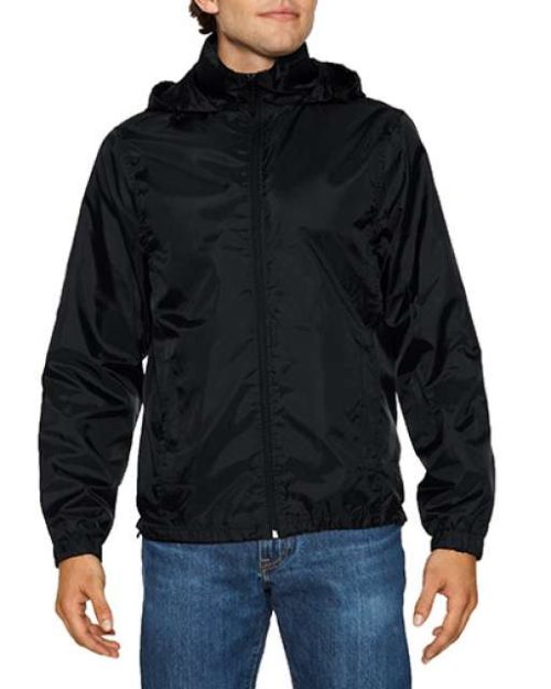 Hammer Unisex Windwear Jacket – Gildan in Black