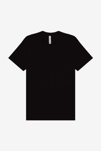 Unisex Poly-Cotton Short Sleeve Tee – Bella in Black