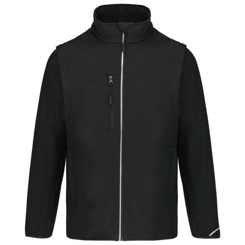Softshelljacke mit abnehmbaren Ärmeln PA323 – Proact in Black