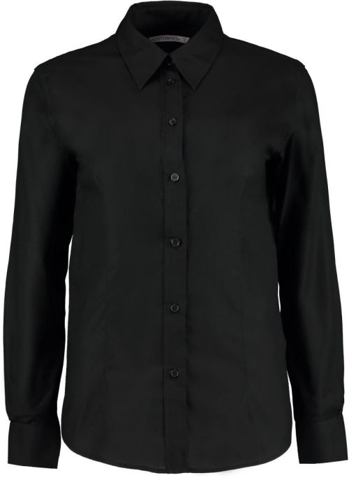 Workwear Oxford Bluse langarm KK 361 (6-24) – Kustom Kit in Black