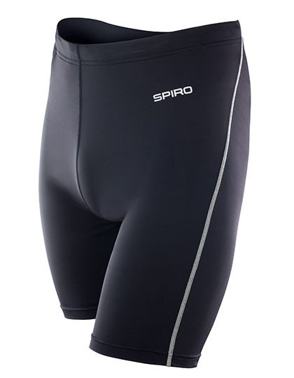 Men´s Bodyfit Base Layer Shorts – Spiro in Black