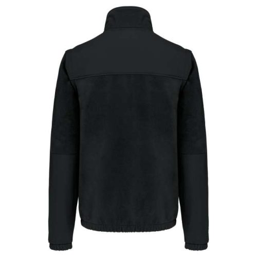 Fleece Jacket With Removable Sleeves – Designed To Work in Black