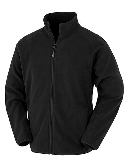 Recycled Microfleece Jacket – Result Recycled in Black