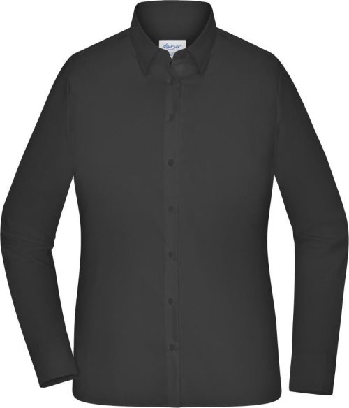 Mix Popeline Bluse langarm JN 1373 – Daiber in Black