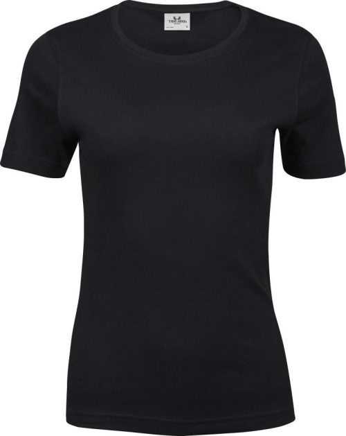 Damen Interlock T-Shirt TJ 580 – Tee Jays in Black