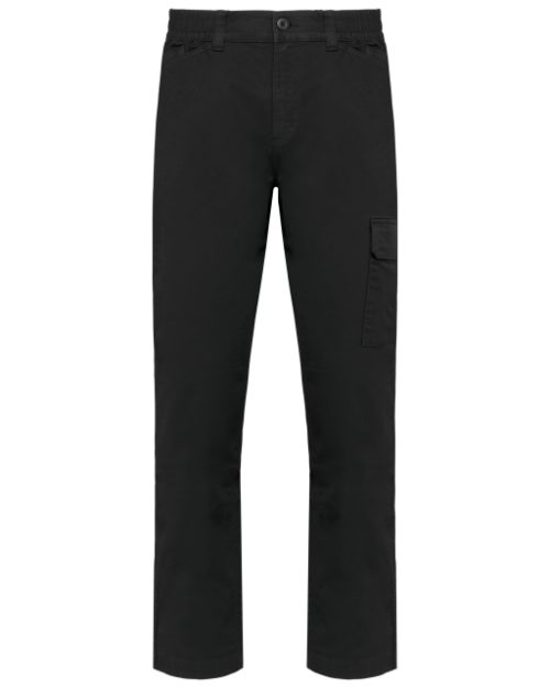 Unisex Cotton Stretch Trousers – Designed To Work in Black