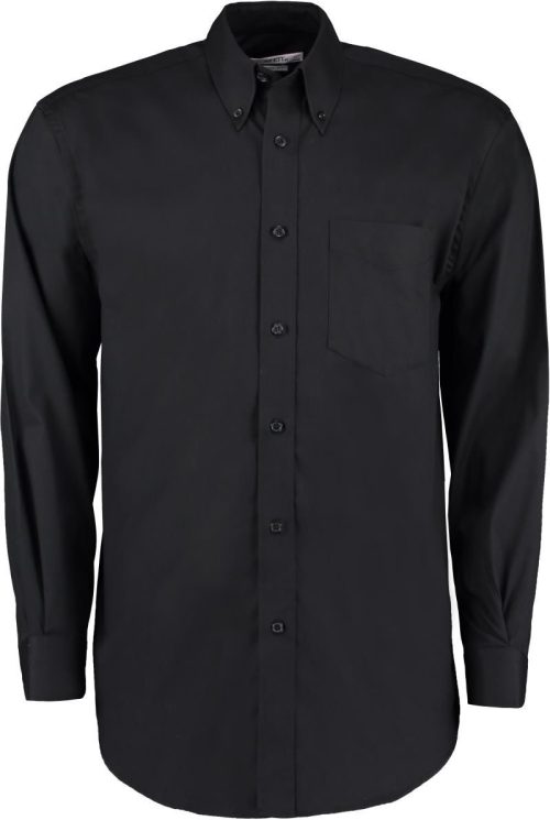 Oxford Hemd langarm KK 105 (18,5-23) – Kustom Kit in Black