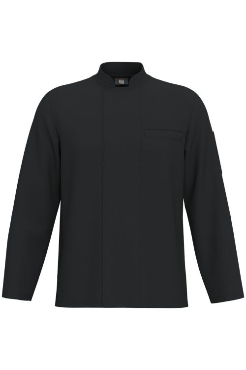 Unisex-Kochjacke mit langen Ärmeln WK510 – WK in Black
