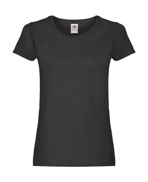 Ladies´ Original T – Fruit of the Loom in Black