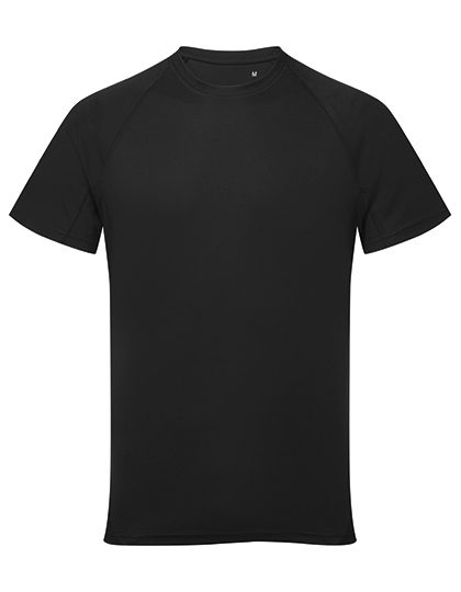 Men´s Panelled Tech Tee – TriDri® in Black