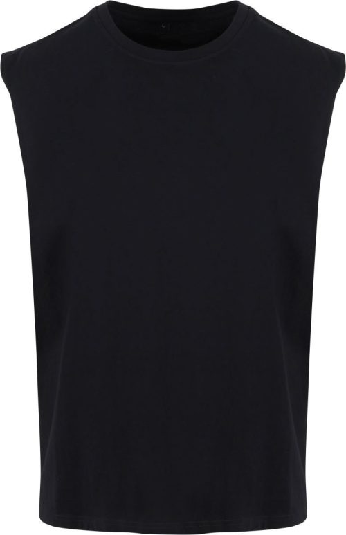 Schweres ärmelloses T-Shirt NM 016 – New Morning Studios in Black