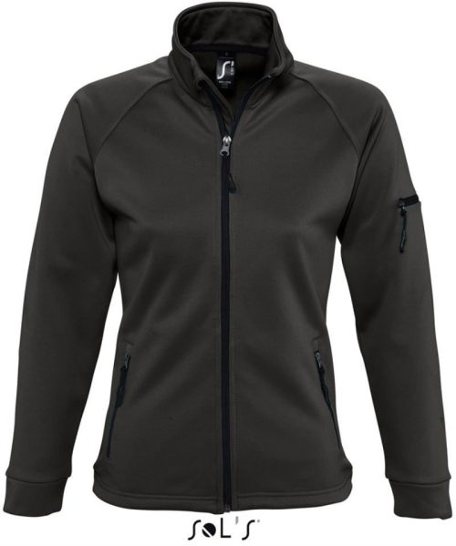 Damen Raglan Fleece Jacke New Look Women – SOL'S in Black