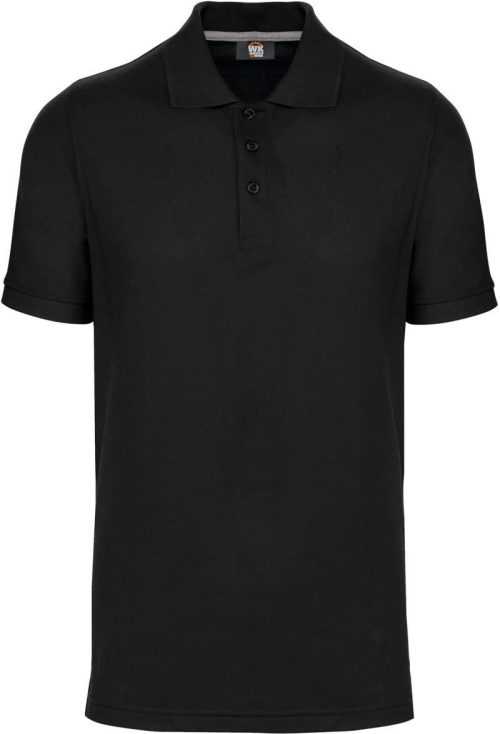 Schweres Herren Workwear Piqué Polo WK 274 – WK in Black