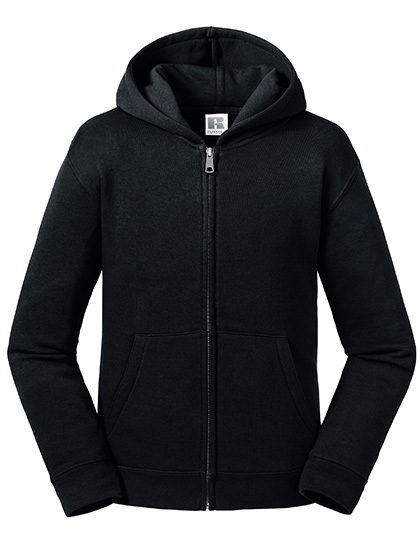 Kids Authentic Zipped Hood Jacket – Russell Athletic in Black