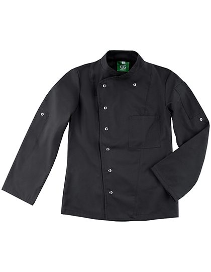 Ladies´ Chef Jacket Turin GreeNature – CG Workwear in Black