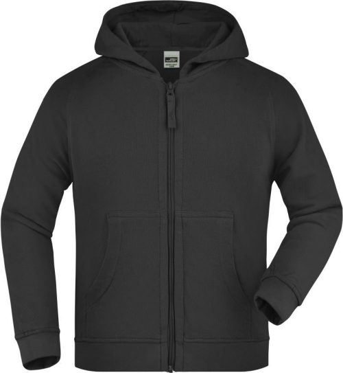 Kinder Kapuzen Sweatjacke JN 59K – Daiber in Black