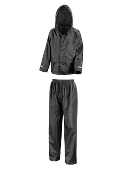 Junior Rain Suit – Result Core in Black