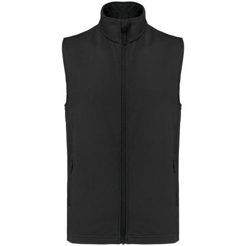 Zweilagiger, Unisex-Softshell-Bodywärmer K426 – Kariban in Black