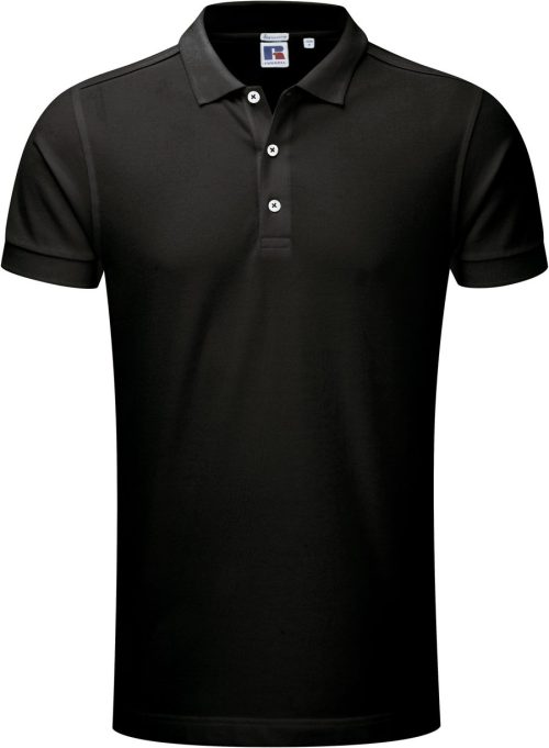 Stretch Polo für Herren R-566M-0 – Russell in Black