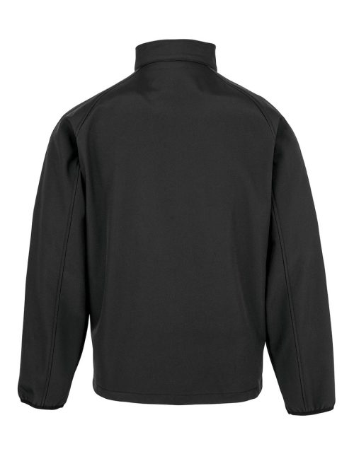 Recycelte Softshelljacke 2 Lagen Kind R901J-Y – Result in Black