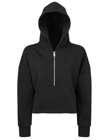 Women´s Half Zip Hoodie – TriDri® in Black
