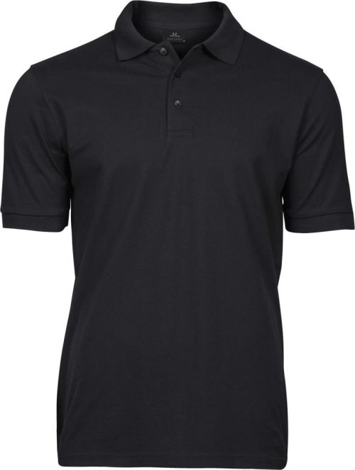 Schweres Herren Luxus Stretch Piqué Polo TJ 1405 – Tee Jays in Black