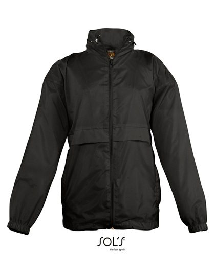 Kids´ Windbreaker Surf – SOL´S in Black